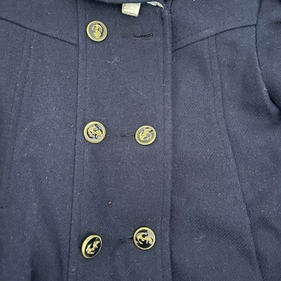 Girl’s Tailored By Rothschild Navy Blue Wool Formal Coat Size 5 - Picture 5 of 5